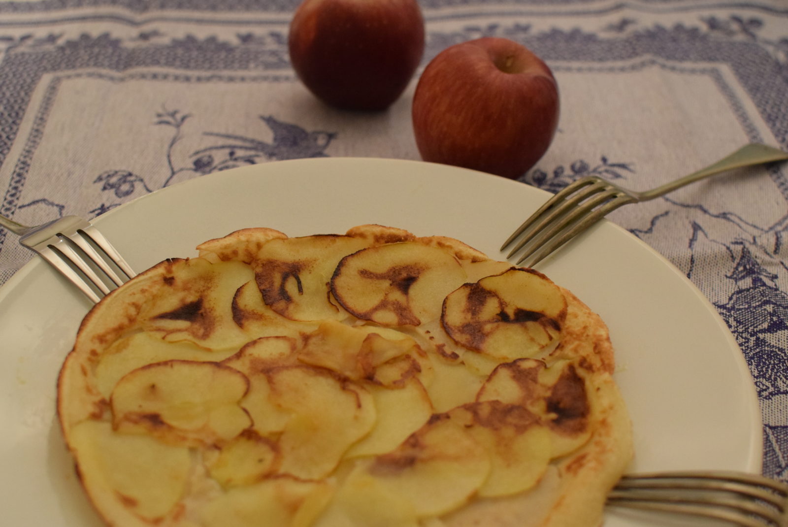 Panqueques acaramelados de manzana - Polin en la Cocina