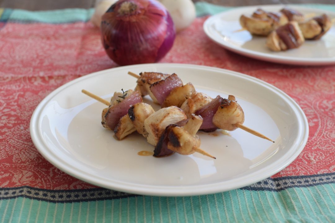 Brocheta de pavo al jerez - Polin en la Cocina