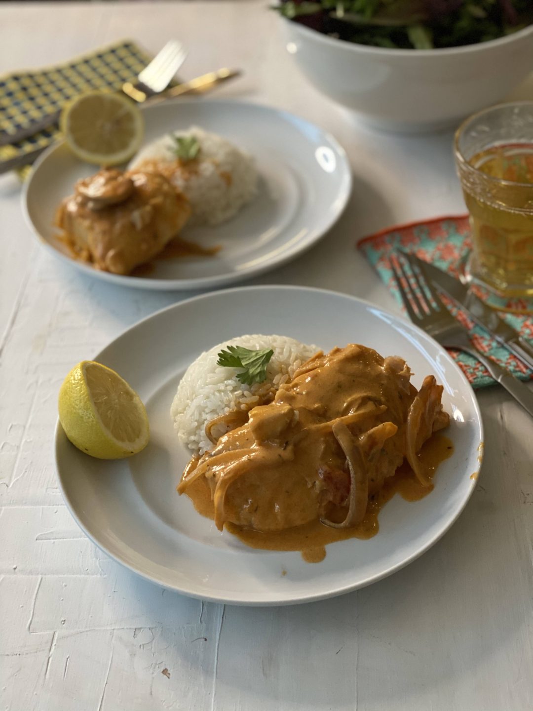 Pescado con leche de coco y tomate - Polin en la Cocina