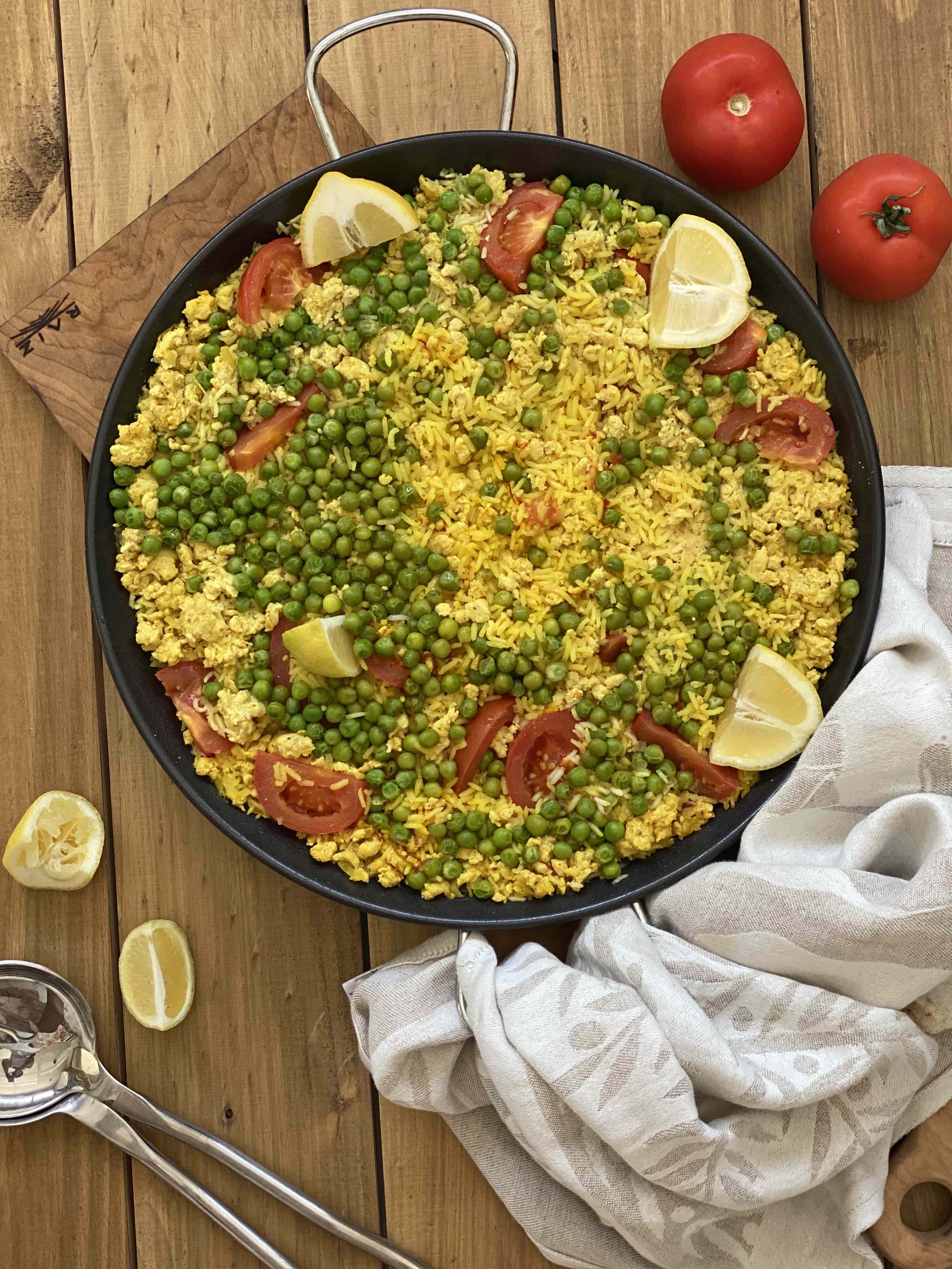 Arroz con pollo, azafrán y limón - Polin en la Cocina