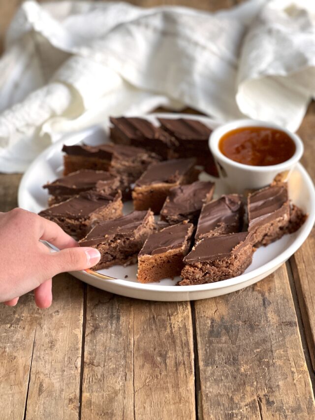 Rombos de chocolate y almendras