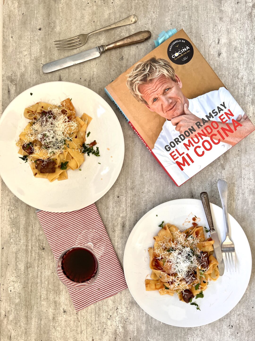 Pappardelle con ragú de pavo - Polin en la Cocina