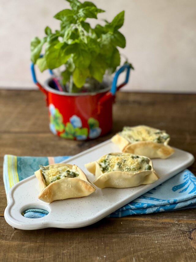 Capachitos de porotos verdes