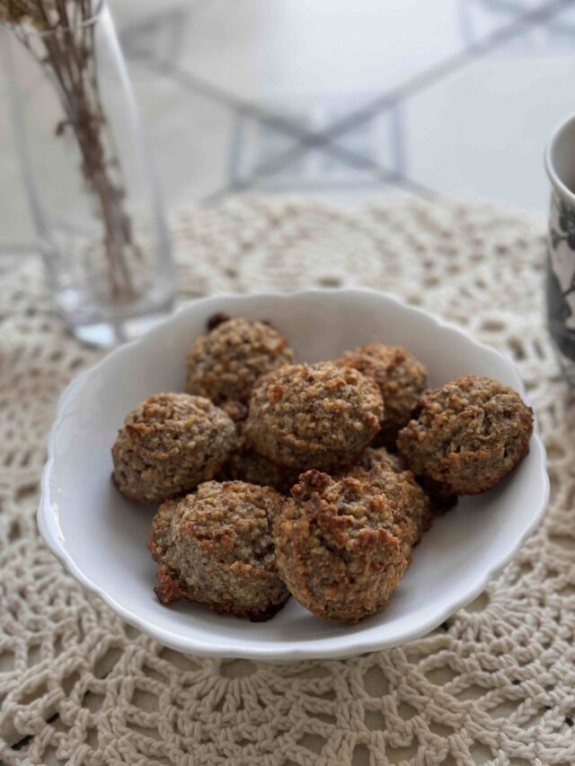 Galletas de nuez y linaza -keto-